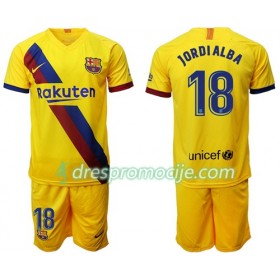 FC Barcelona Dres Jordi Alba 18 Dječji Gostujući 2019/2020 Kratkih Rukava